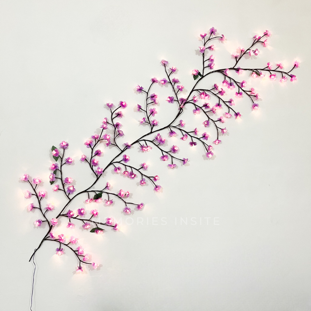 BRANCHLIGHT™ PURPLE CHERRY BLOSSOM TREE BRANCH LIGHTING